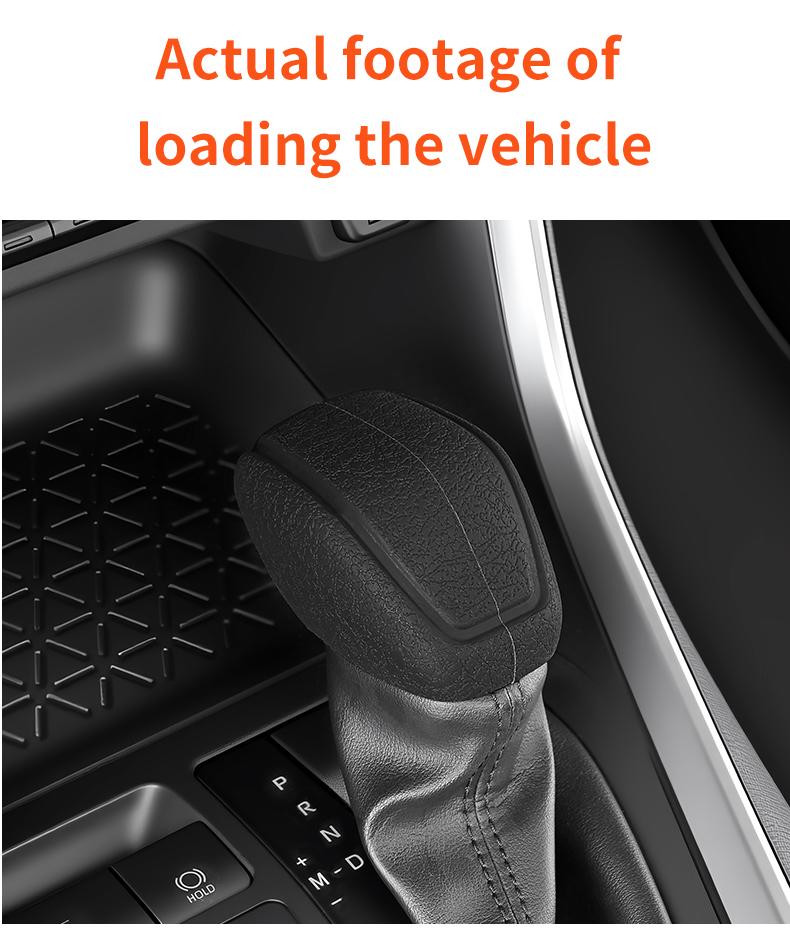 1 piece Car Automatic Gear Lever Shift Handle WaterProof Decoration Cover Shift Handle Knob Cover Kit Non-Slip Wear-resistant Silicone Protective Cover Direct Install Car Supplies Interior Accessories Corolla RAV4 Highlander Venza Harrier Camry For Toyota