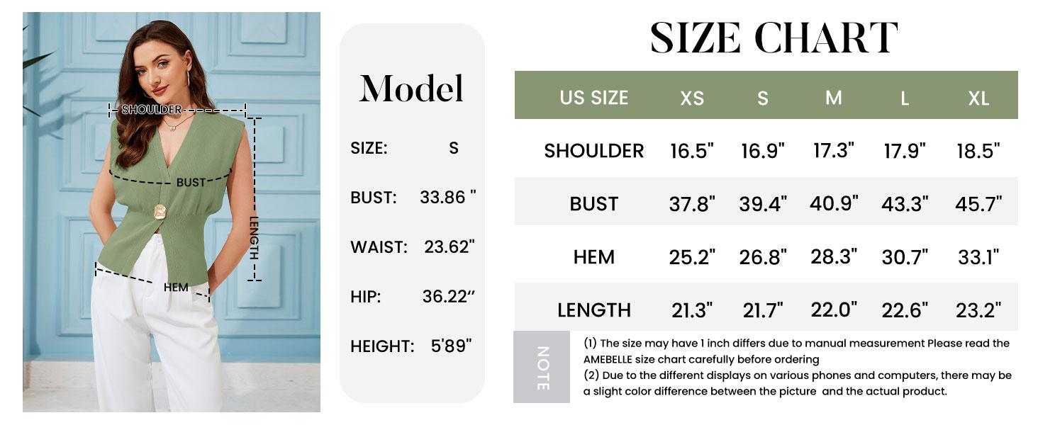 SCUSTY Womens Vest Tops Button Down V Neck Sleeveless Knit Summer Top for Women