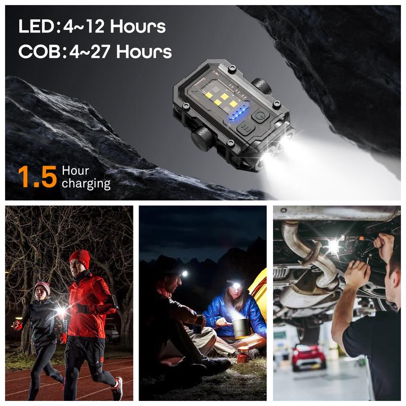 V10 Mini Portable Torch, Keychain Light for Bag, Small Powerful Torch, Mini EDC Flashlight, Camping Gadgets, Waterproof, Rechargeable for Camping Hiking Emergency