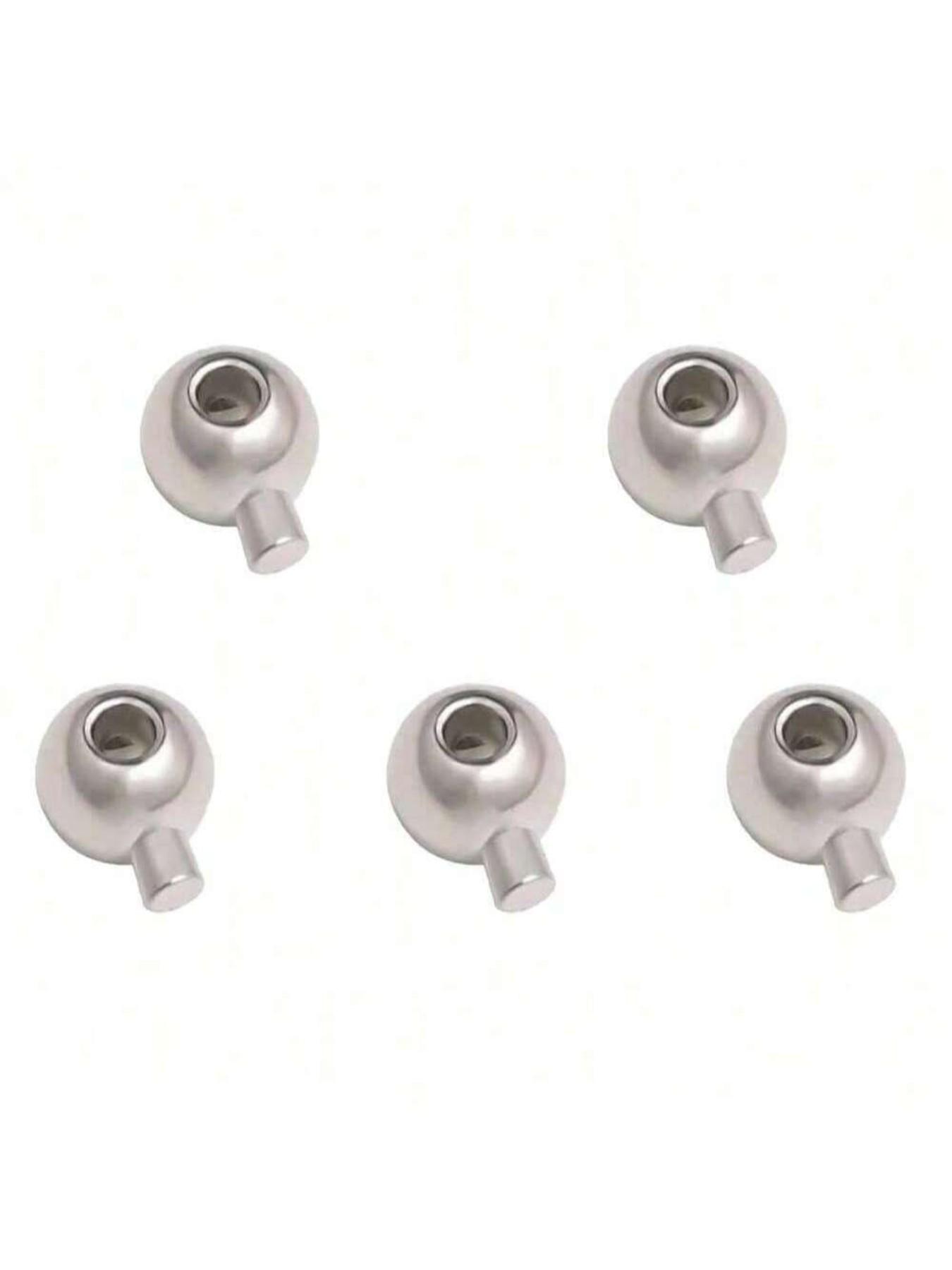 10pcs Set DIY Jewelry Accessories, Stainless Steel Chain Connectors, Fashion Designer Supplies, Handmade Craft Essentials