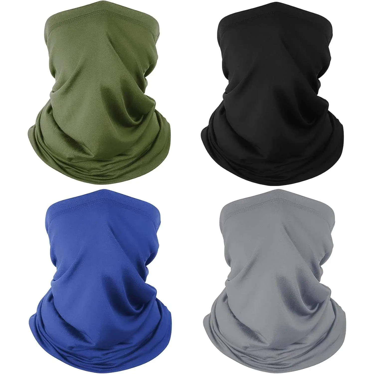 New Neck Gaiter Face Mask: Cooling UV Protection Face Cover Breathable | Washable Reusable Gator Scarf Sun Wind Dust Shield Bandana for Mowing Fishing Cycling Running for Men Women
