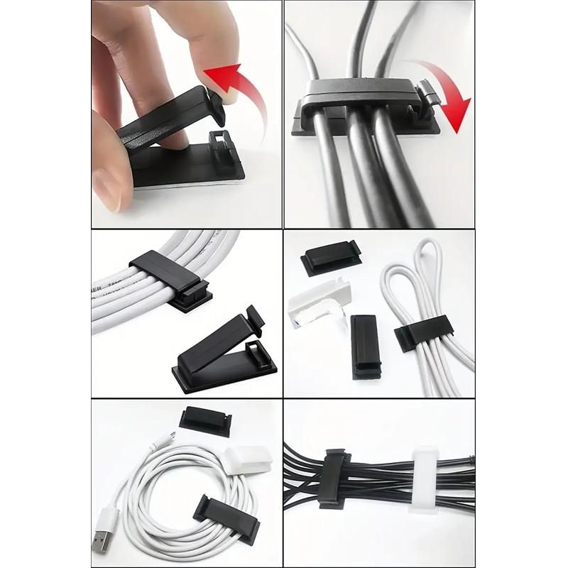 352 Piece Cable Management Tool Kit, Cable Organizer, 4 Cable Sleeves, 43 Clips, 10 Wire Holders, 22 Ties, 20 Wall Mounts, 200 Fasteners for TV Office Home Electronics