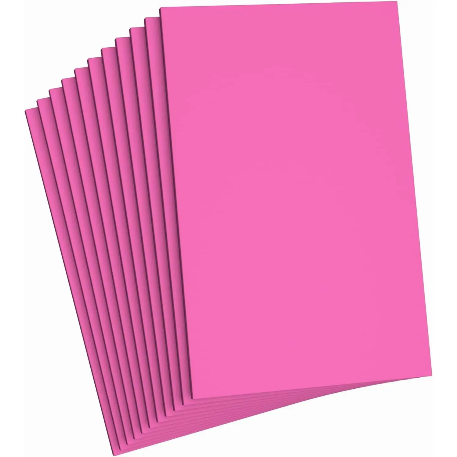 Sheets Crafts, 8.5x5.5 Inch Eva Craft  Paper for Crafts Project Classroom Valentine Cards DIY  (-10 Sheets)