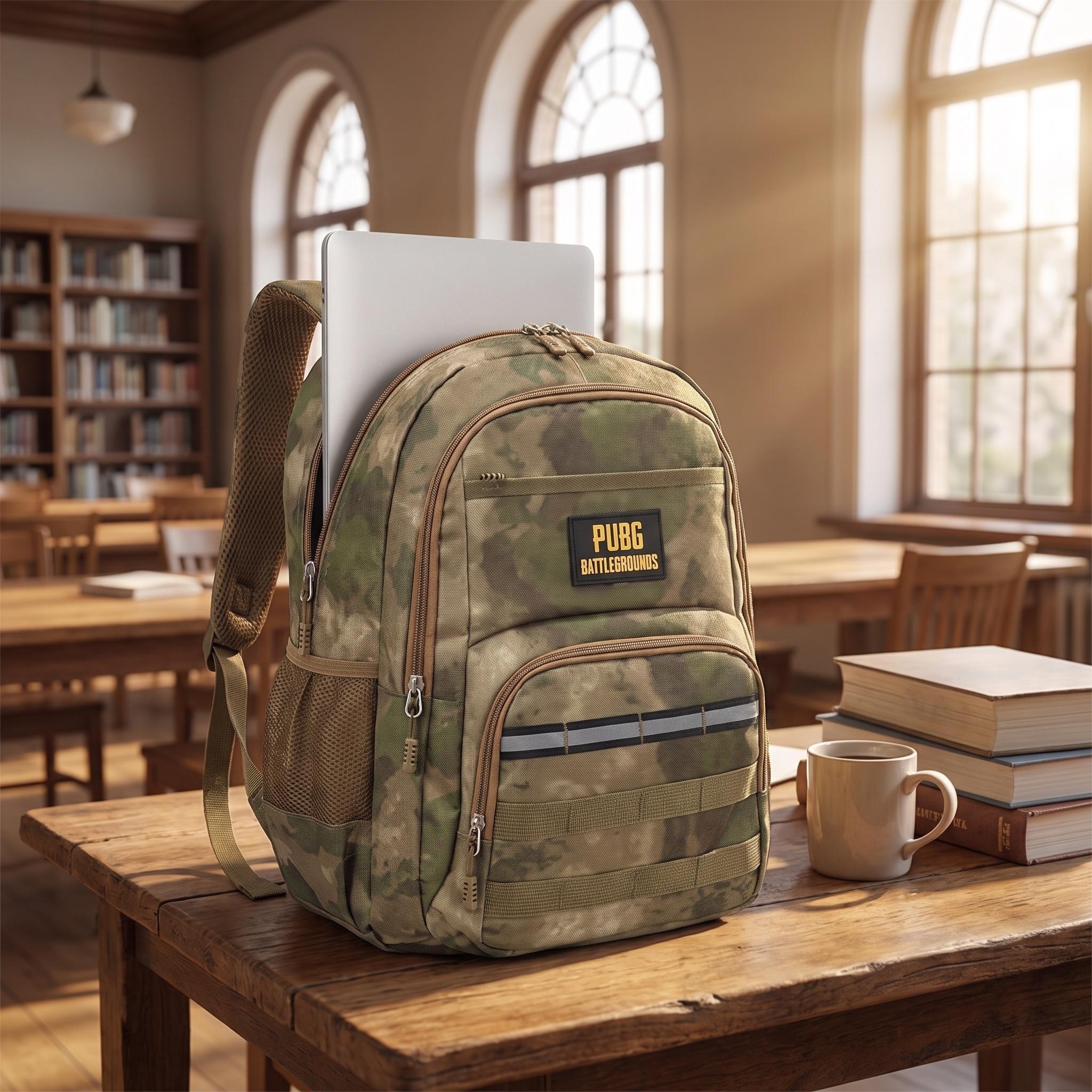 Unisex Back to School Hauls Backpack for Students, 20-35L Large Capacity, Comfortable Durable Oxford Cloth, Weight Reduction Design, Waterproof, Adjustable Straps, Retro Chic, Fits 14-Inch Laptop, Multi-Camouflage