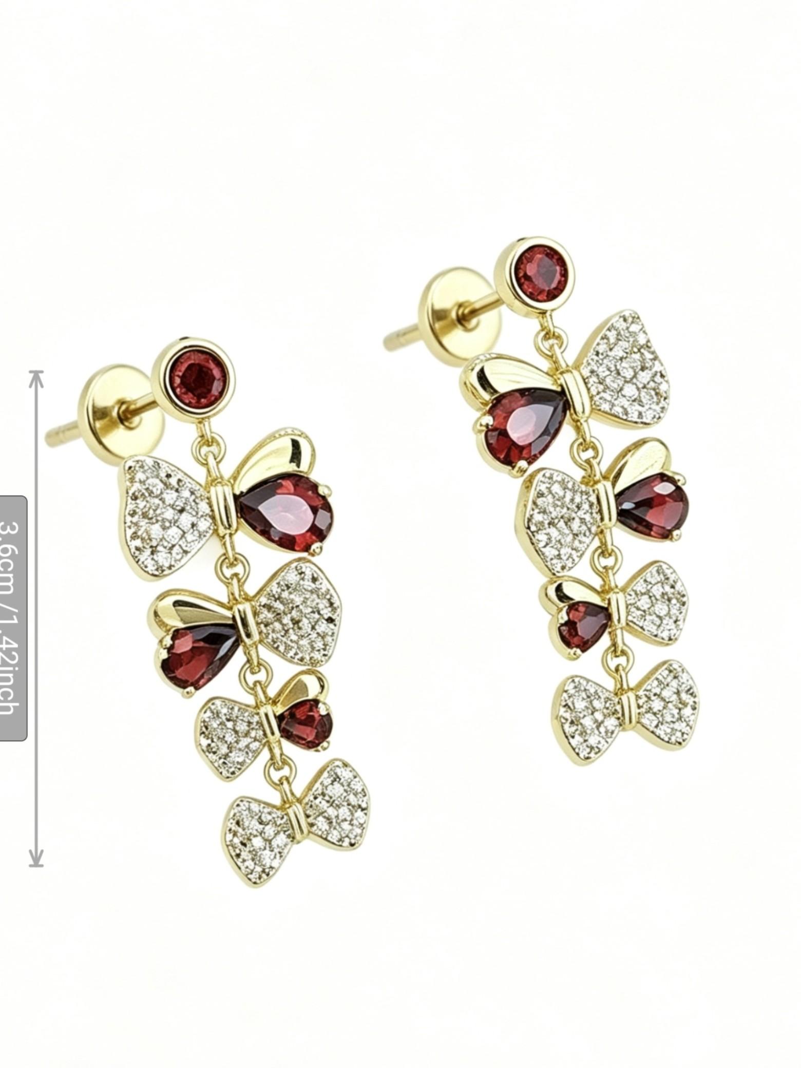 Women's Luxury Zircon Gold Plated 18k Asymmetric Flower Jewelry Bracelet, Elegant Design for Daily Wear, Hand Chain Style