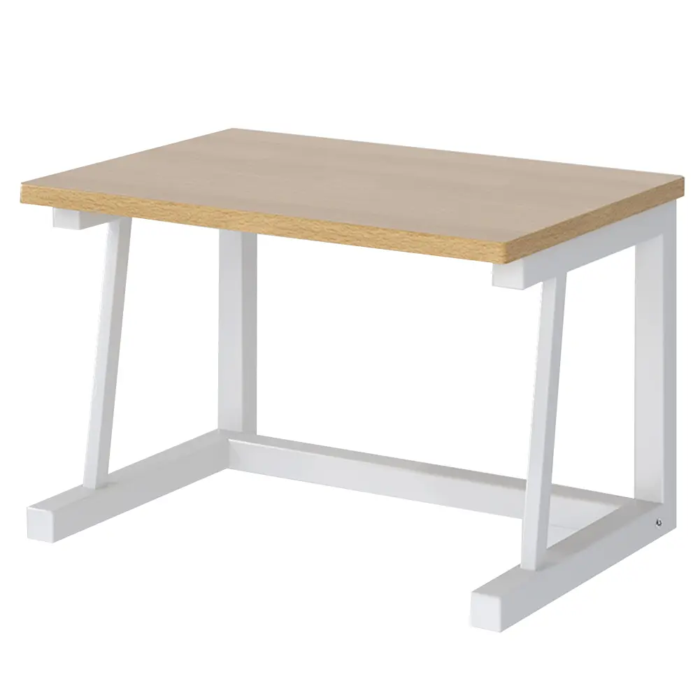 2-Tier Wooden Desktop Printer Stand Organizer –Space-Saving Shelf for Printer, Scanner, Fax, Books, Files – Under Desk or Tabletop