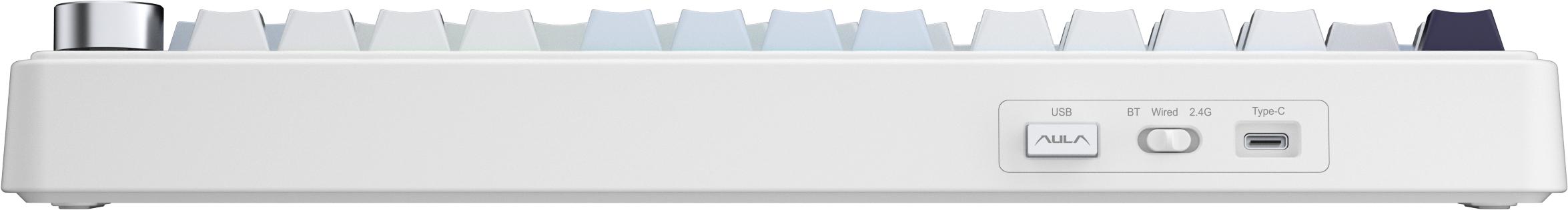 AULA F75 Keyboard 75 percent Wireless Mechanical Gaming Keyboard,Gasket Hot Swappable Custom Keyboard,Pre-lubed Reaper Switches RGB Rainbow Backlit,Tri-Mode, Creamy Keyboards Budget Keyboard  Hot Sswap Office Computer Aaccessory TikTokShopfalldealsforyou