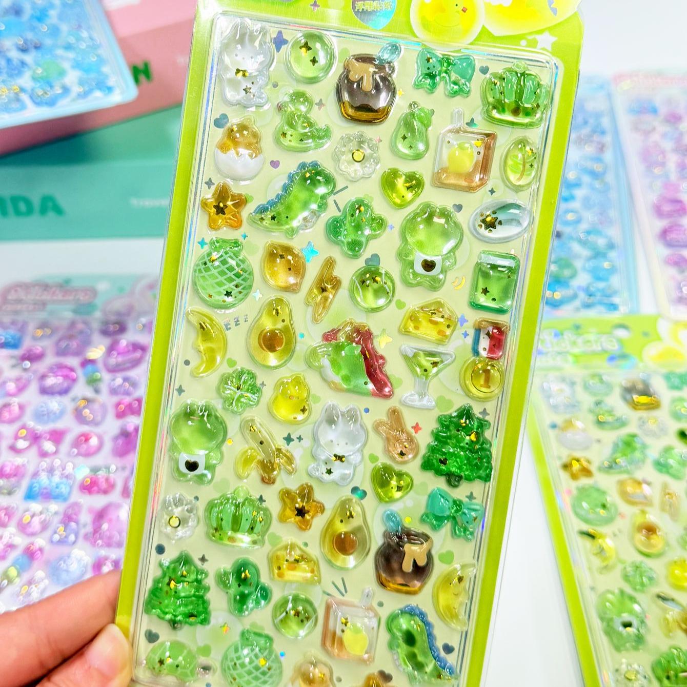 Handmade Reward Puzzle Journal Gouka Sticker Art, Creative DIY Craft Book for Kids & Adults, Educational Fun Activity Notebook