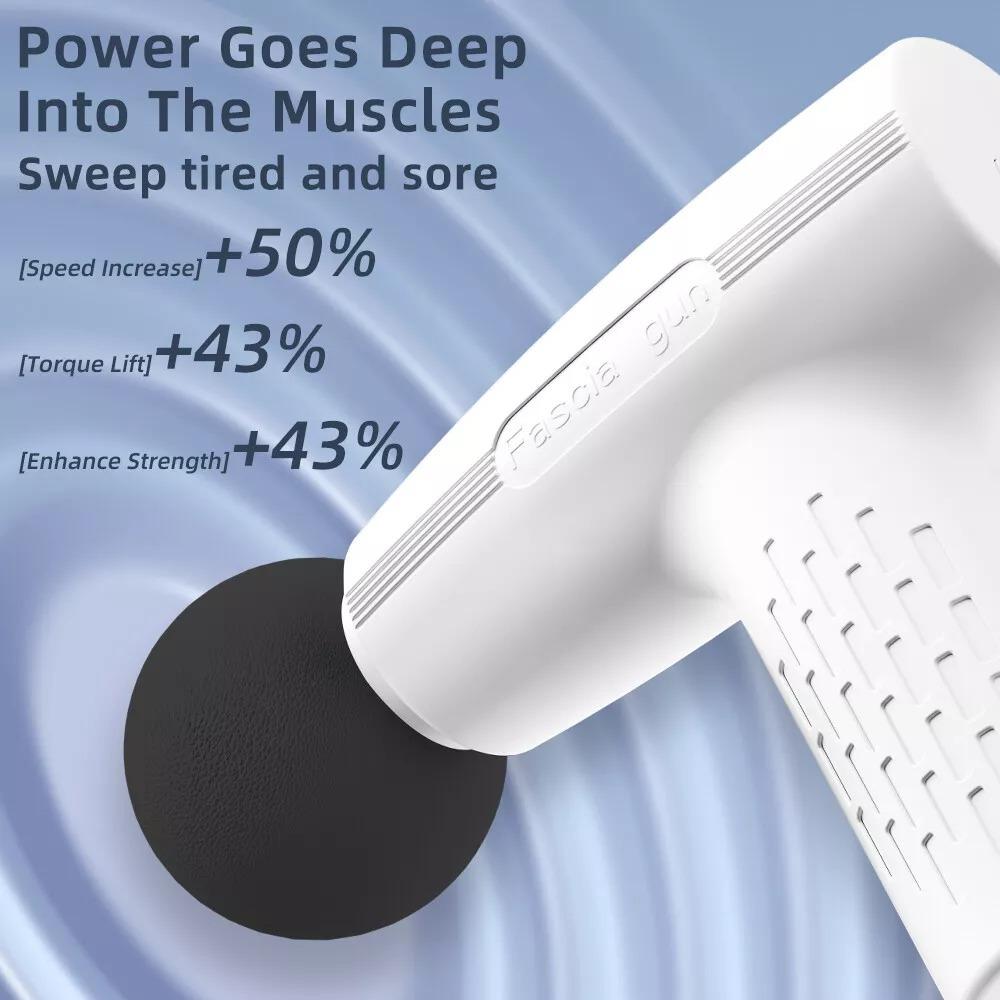 3 Speeds Massage Gun Deep Tissue Percussion Massager for Muscle Pain Relief, Portable Handheld Electric Vibrating Massager for Athletes Relaxation, Full Body Deep Muscle Massage Gun for Neck Back Shoulder Leg