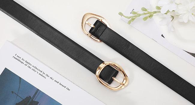 JASGOOD Women Leather Belt Ladies Casual Waist Belt Fashion Women Belt with Gold Buckle for Jeans Pants dealsforyoudays JASGOOD Women Leather Belt Ladies Casual Waist Belt Fashion Women Belt with Gold Buckle for Jeans Pants dealsforyoudays