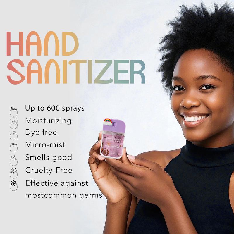 Wish Cute Gift Box Set Power Mist Hydrating Hand Sanitizer Spary Fragrance，Portable，leaves hands sanitized, hydrated, and delicately scented，Perfect For Dating, Daily Life, Gift Giving，Travel Size，DIY charm，Can be placed in the pocket, or bag