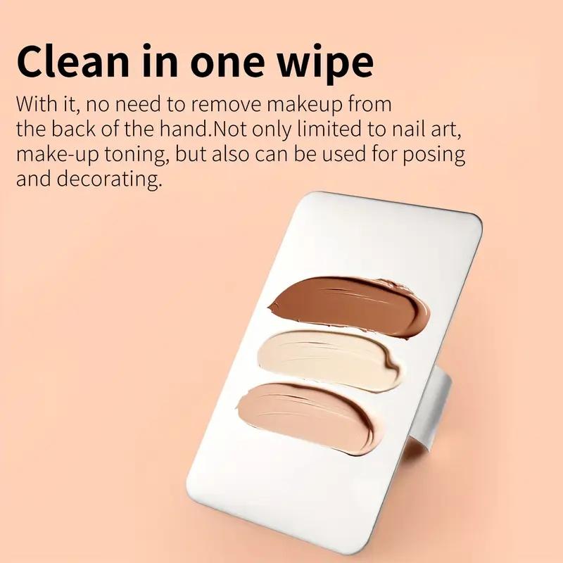 1/3 Piece Makeup Tool Set, Includes Flat Foundation Brush, Multi-Functional Wet & Dry Concealer Puff, Color Mixing Palette