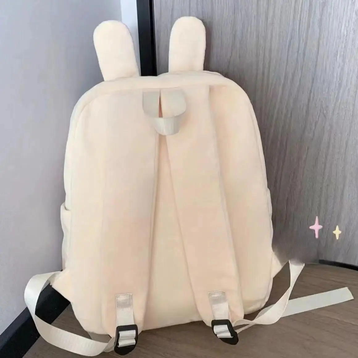 うさぎ USAGI New Homemade Cute Plush Large Capacity Embroidered Kawaii School Bag Backpack Girl Gift Animation yiji