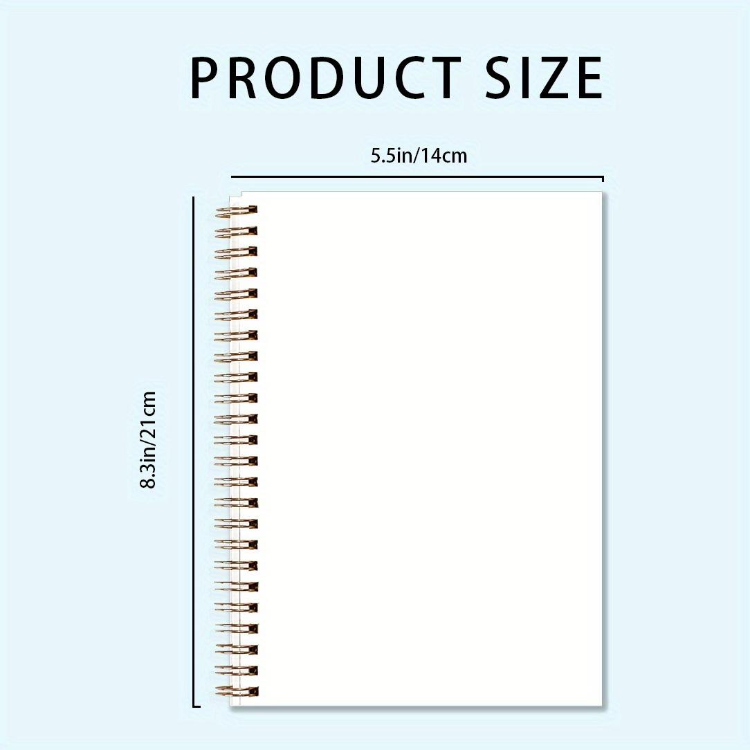 1pc Christian Notebook Journal, Bible Journal Notebooks for Note Taking, Bible Journaling Notebook, Prayer Journal, Christian Gifts for Women Men Faith, Spiral Notebook 5.5x8.3in with 50 Pages, Spiral Bound Notepad