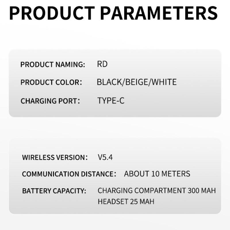 New True Wireless Earbuds with Custom Equalizer, Touch Control, 20-Hour Battery Life, Compatible with iPhone and Android, Compact Design