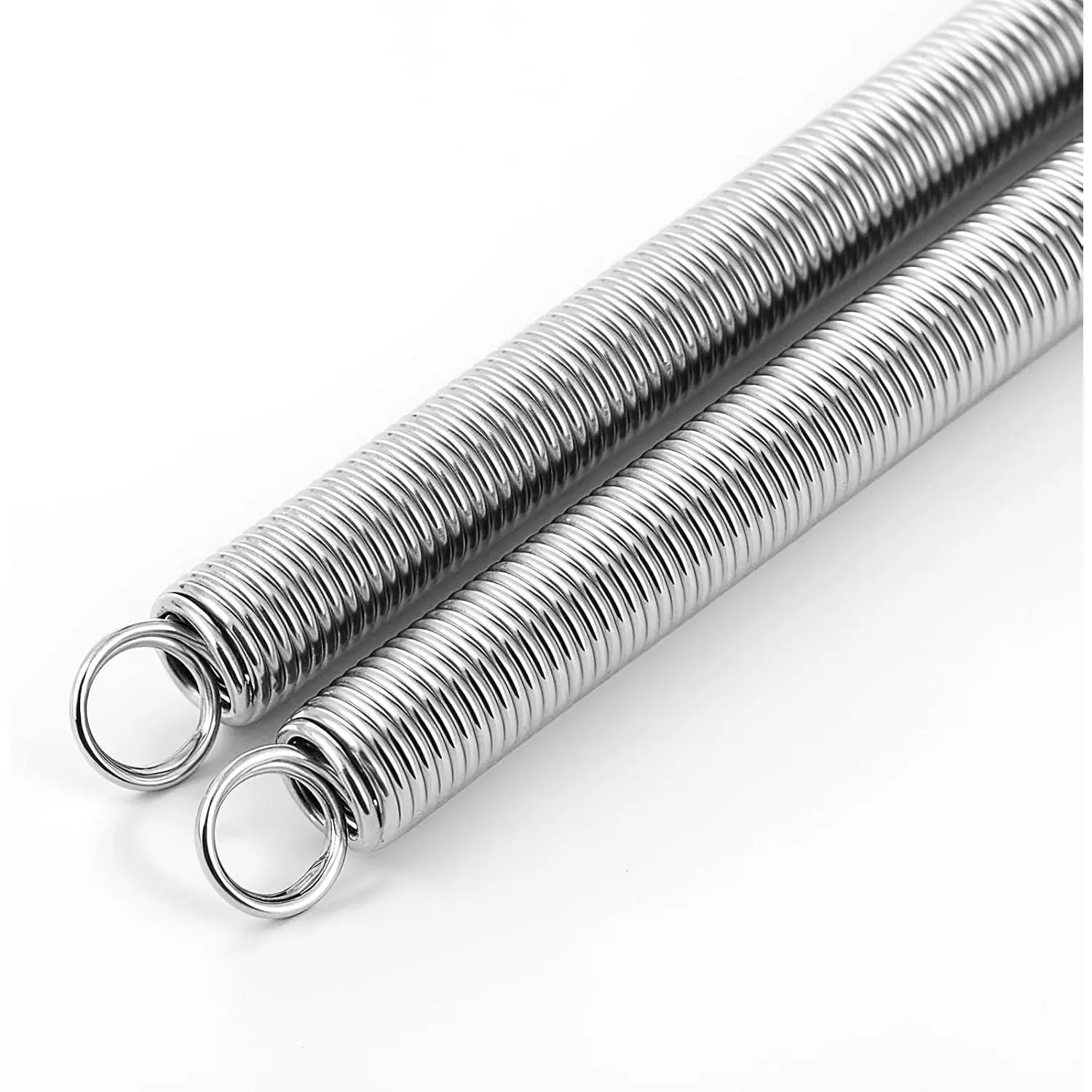 20 Inch Screen Door Spring, 2 count Long Extension Spring Screen Door Closer Springs Self Closing Garage Door Springs  Hardware for Light Storm and Screen Doors