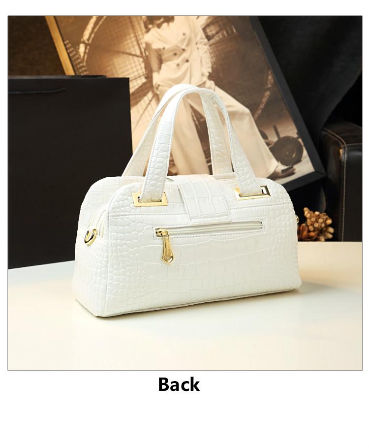 2026 New Bordeaux Boston Bag, Lace Crocodile Texture Embossed Pillow Bag, Luxury Handbag for Women, Crossbody Shoulder Bag