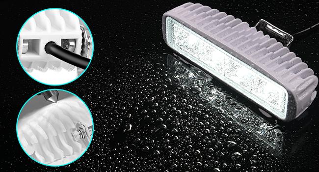 Nilight Marine LED Pods Navigation Lights 2PCS 72W White Flood Beam Ponton Boat Deck Dock Lights for Night Fishing T-top Stern Yacht Kayak Port Vehicle Motor  dealsforyoudays