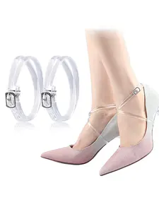 High Heel Shoe Laces - Anti-Drop, Set of 1 Pair, 60cm Transparent Invisible Shoestrings, Non-Slip Footwear Straps, All Seasons, Shoelaces