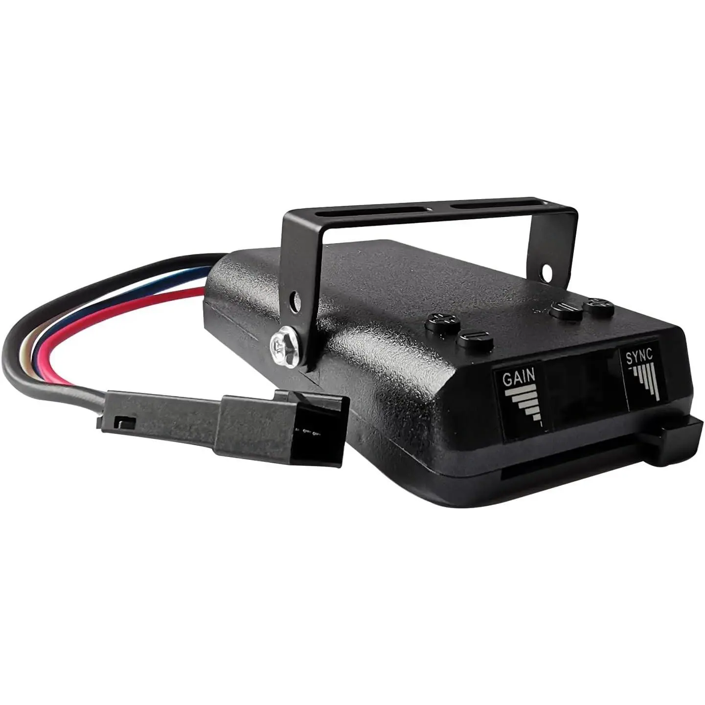 Digital Electric Trailer Brake Controller with LED Display, Adjustable Brake Power and Sync, Time-Delay Control for 1-4 Axle Trailers, Light-Duty Towing, Quick Wiring Installation for RV Truck