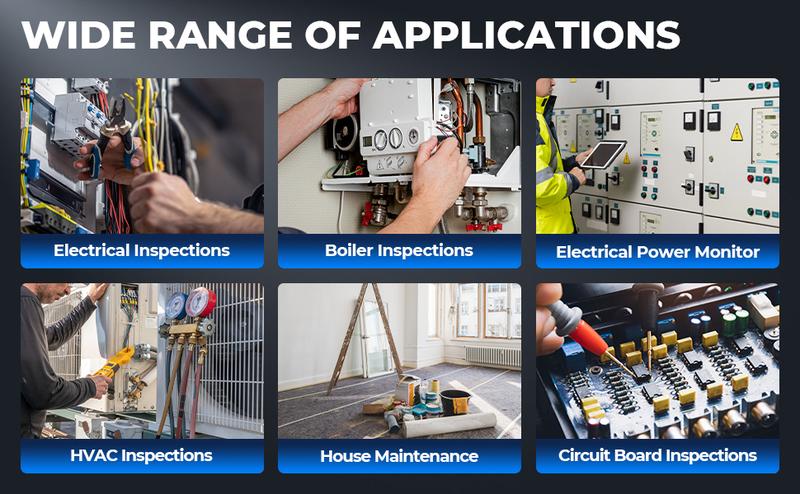 TOPDON TC004 Thermal Imaging Camera, 256 x 192 IR High Resolution Handheld Infrared Camera