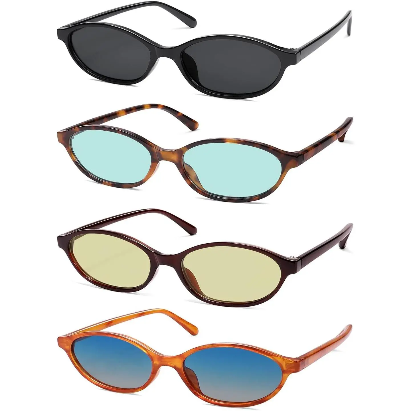 D06 Black+tortoise/Green+deep Brown/Green+row