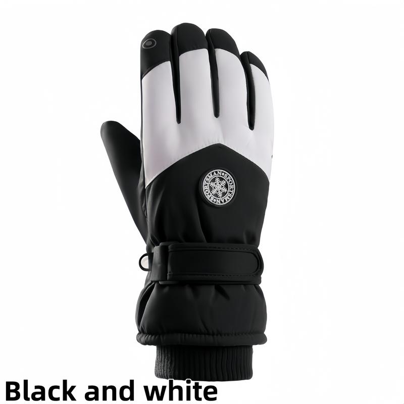Winter Ski Gloves Waterproof Windproof Thick Warm Non-Slip Touchscreen Compatible for Cycling Driving Outdoor Sports Outdoor Activity Gloves