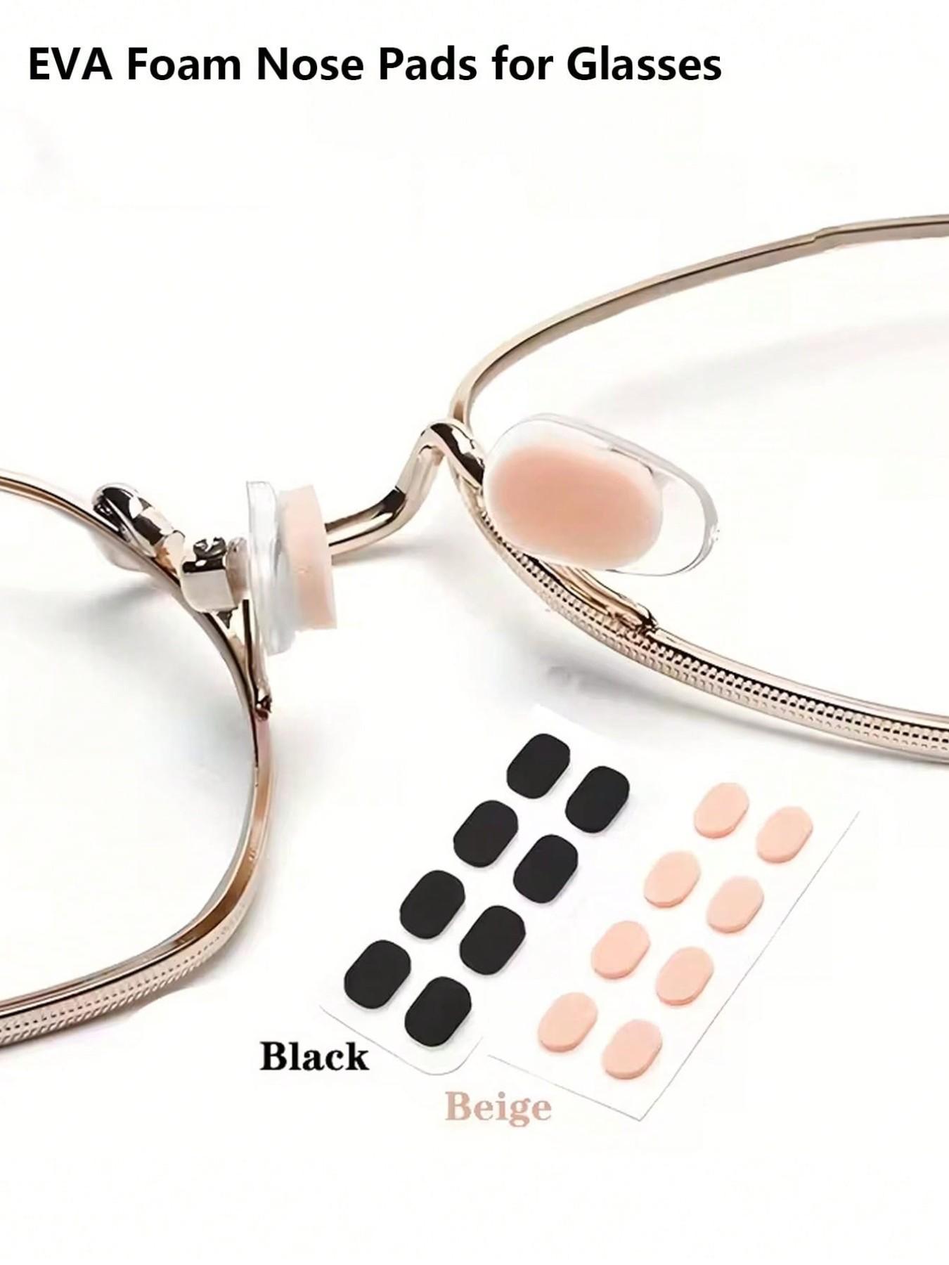 40/8pcs EVA Soft Foam Nose Pads for Glasses,Eyeglasses Nose Pad Reducing Pressure on The Bridge of The Nose Anti-Indentation Sponge Pad Eyeglasses Adhesive Super Soft Lifting Nose Pad - Self-Adhesive, Anti-Slip, Ultra-Soft & Lightweight Comfort Protection