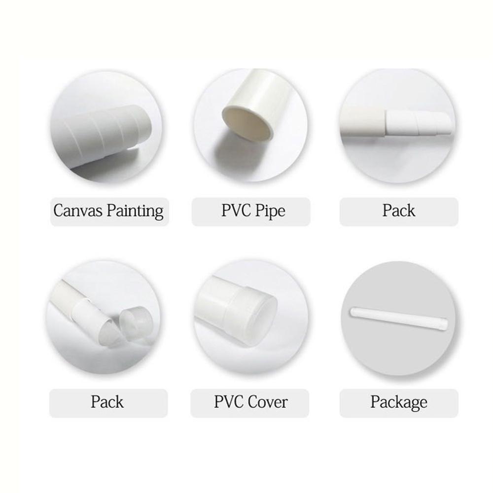 3pcs Frameless Muslim Jerusalem Mecca Medina Mosque Wall Art Print Canvas Poster, Living Room Decoration, Watercolor Painting