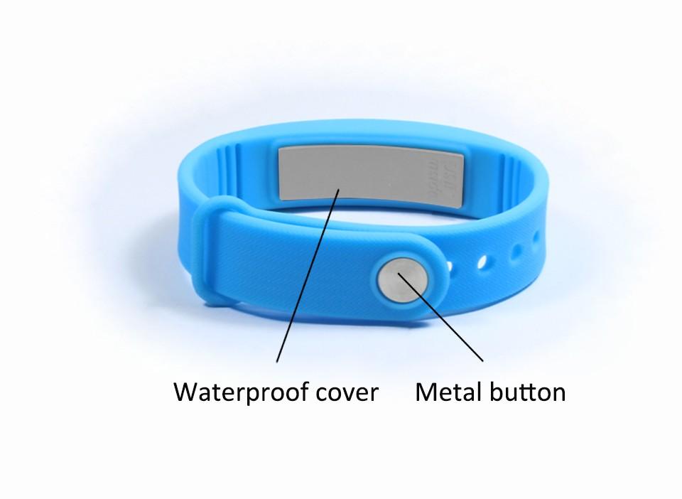 Smart Bracelet Vibration Alarm Clock Reminder Sleep Monitoring 24 Hours Pedometer Rechargeable Bracelet