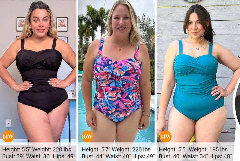 Aqua Eve Womens Plus Size One Piece Swimsuit - Ruched Tummy Control Bathing Suit Twist Front Swimwear Aqua Eve Womens Plus Size One Piece Swimsuit - Ruched Tummy Control Bathing Suit Twist Front Swimwear