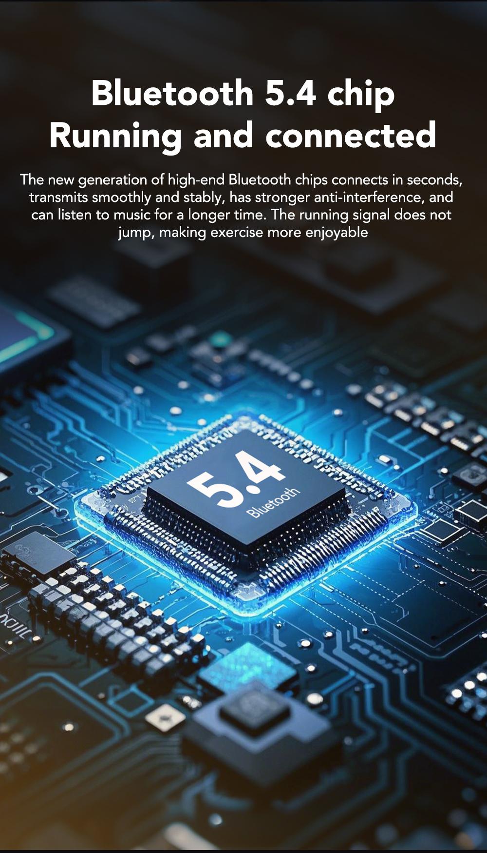 MINISO MS185 OWS Open Ear Wireless Bluetooth Earbuds Quicksand Luminous Headphones HIFI Sound Quality Sports Headphones IPX5 Waterproof With microphone