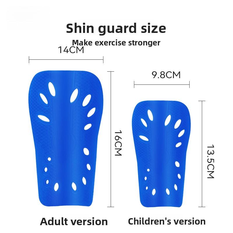 Thickened anti-collision football shin guards with straps for adults and children, insert-type calf guards for training