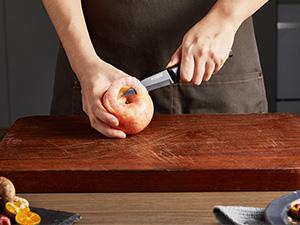 FOHERE Knife Set with Block 13 Pieces, Colorful Stainless Steel Knife Set with Anti-slip Handle, Complete Kitchen Knife Set with Sharpener