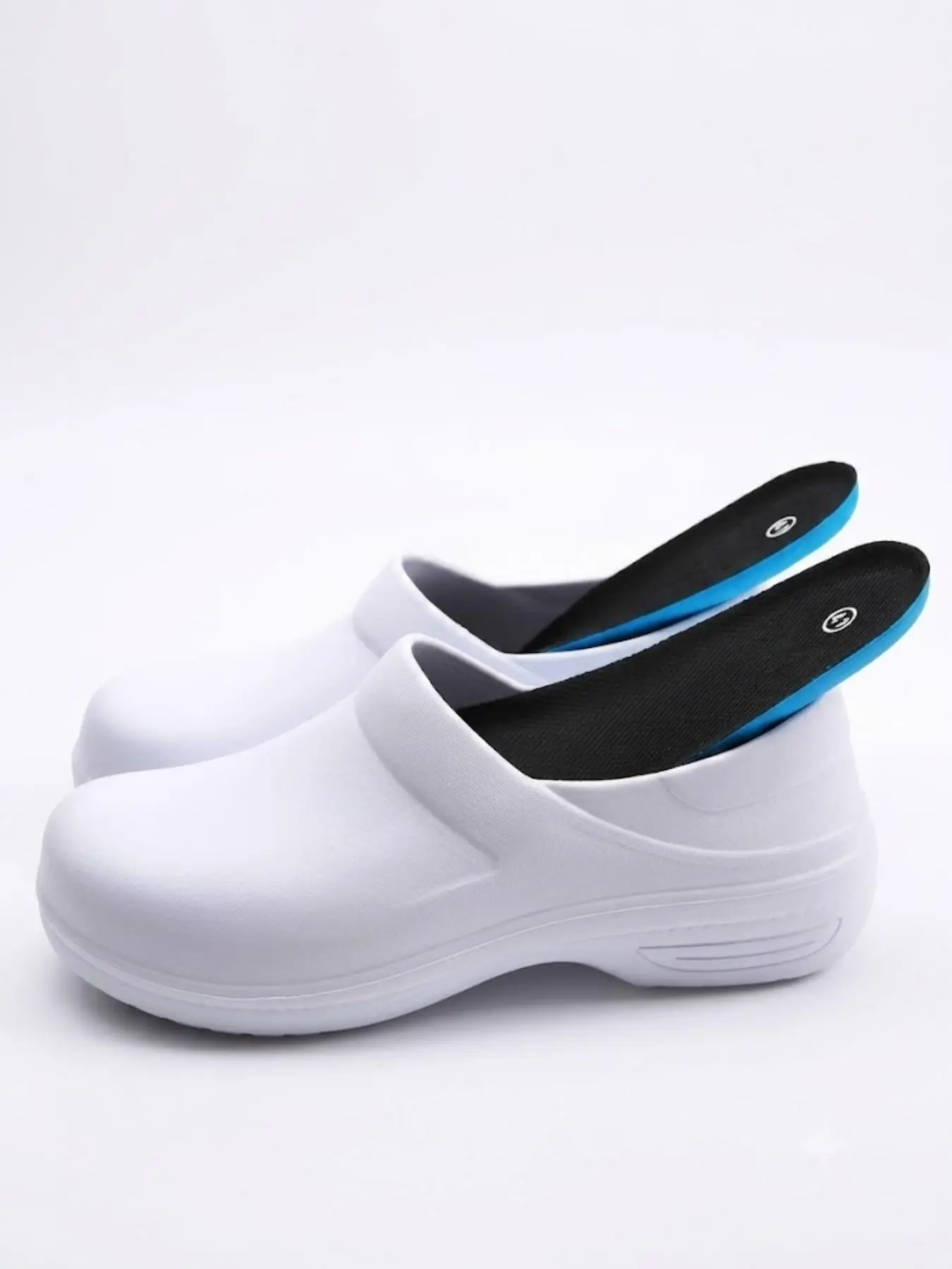 Unisex Dietary Industry Shoes, Health Care Shoes, Cleaning Shoes, Rain Boots, Doctor Nurse Surgery Shoes, Clinical Shoes, Eva Waterproof, Oil Resistant, Durable, Lightweight Waterproof Work Clogs