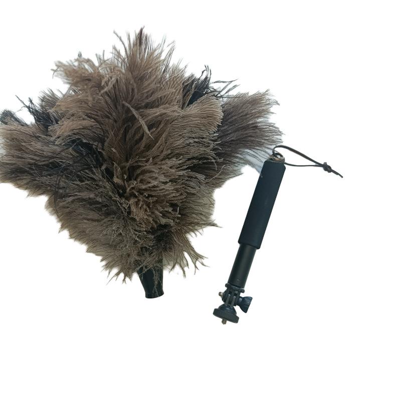 Multifunctional Extendable 7-Section Detachable Swivel Ostrich Feather Duster, Full Coverage Home Dusting Brush, Household Cleaning Tool