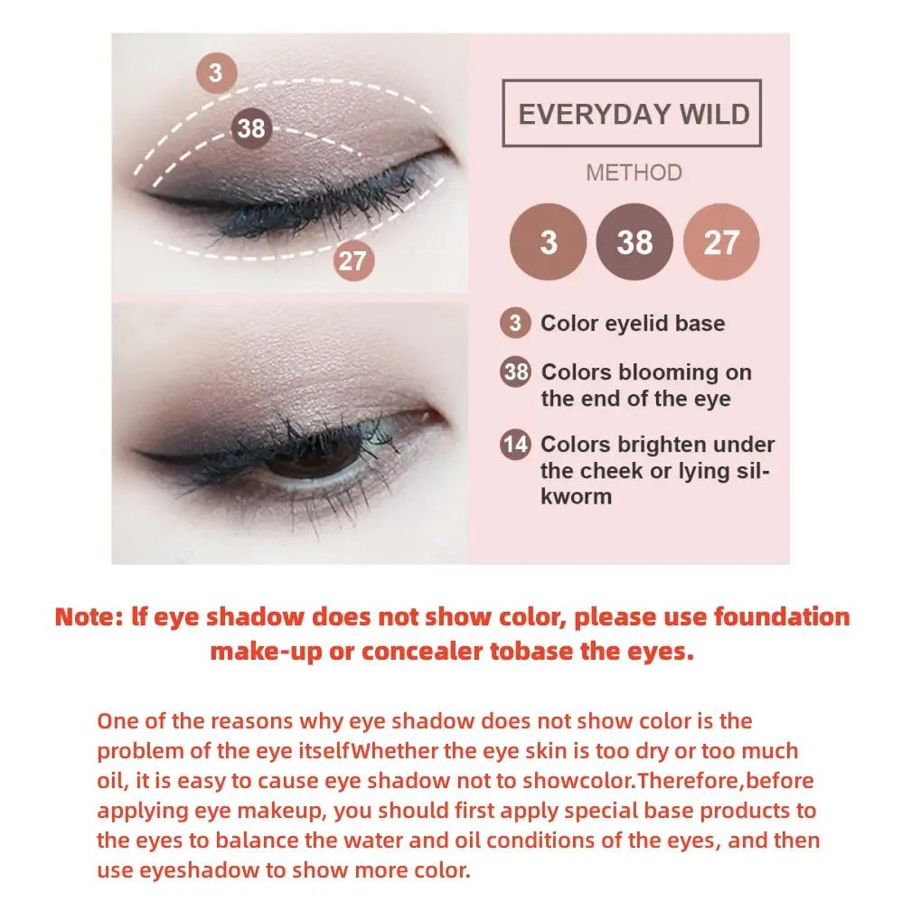 40 Colors Earth Tone Matte & Metallic Eyeshadow Palette, Highly Pigmented Palette, Shimmering Eye Makeup Powder, High Pigmented Glittering Eyeshadow for All Styles Makeup, Valentine's Day Gift