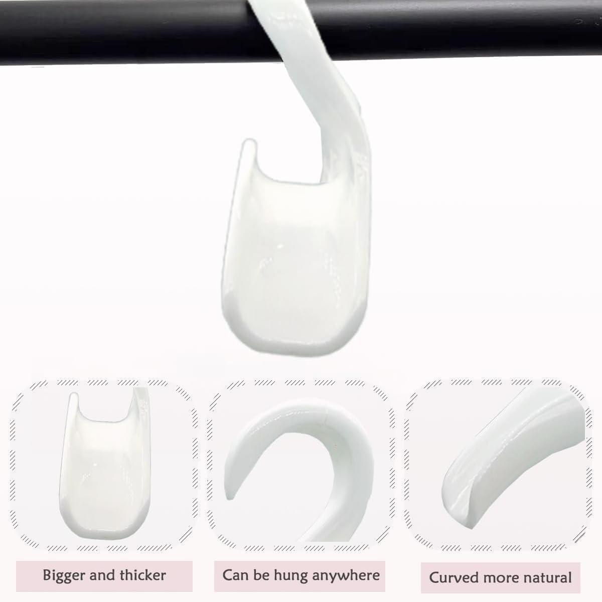 10-Pack Bag Hooks, Invisible Hook Japanese Arched Bag Rack, Jewelry Holder, Entryway Hat Scarf Organizer, No Trace Hooks