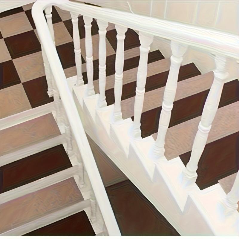 10-Pack Self-Adhesive Non-Slip Stair Mats, 70cm X 22cm, Durable Safety Rugs for Home & Pets, Easy Installation, Secure Steps