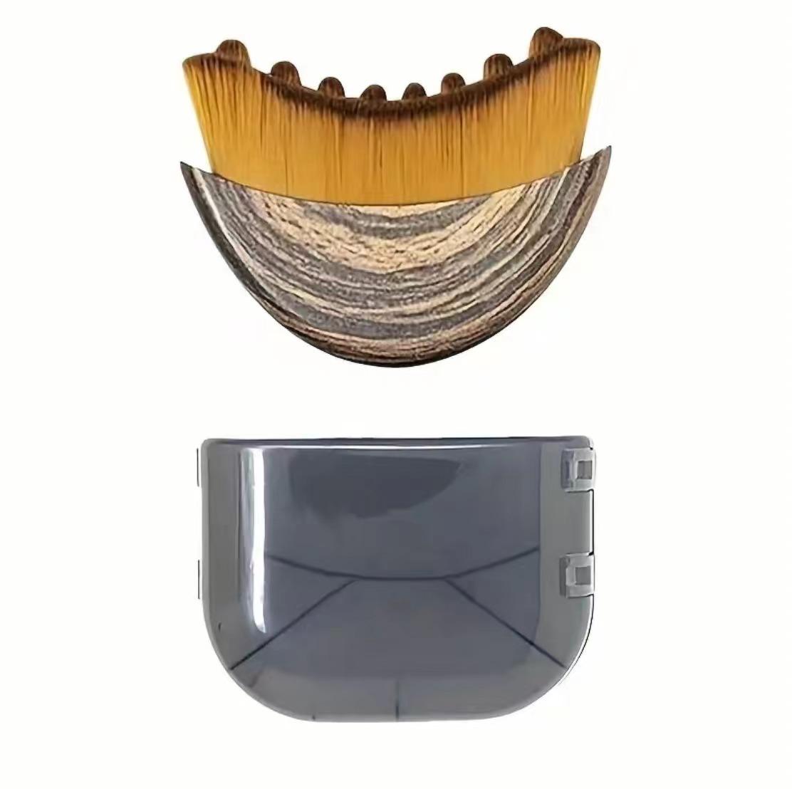 Lymph Contour Facial & Body Brush, ErgonomicDesian Soft Polvester Bristles,PrecisionJawline & Neck Sculpting,Fragrance-Free, AlSkin Types