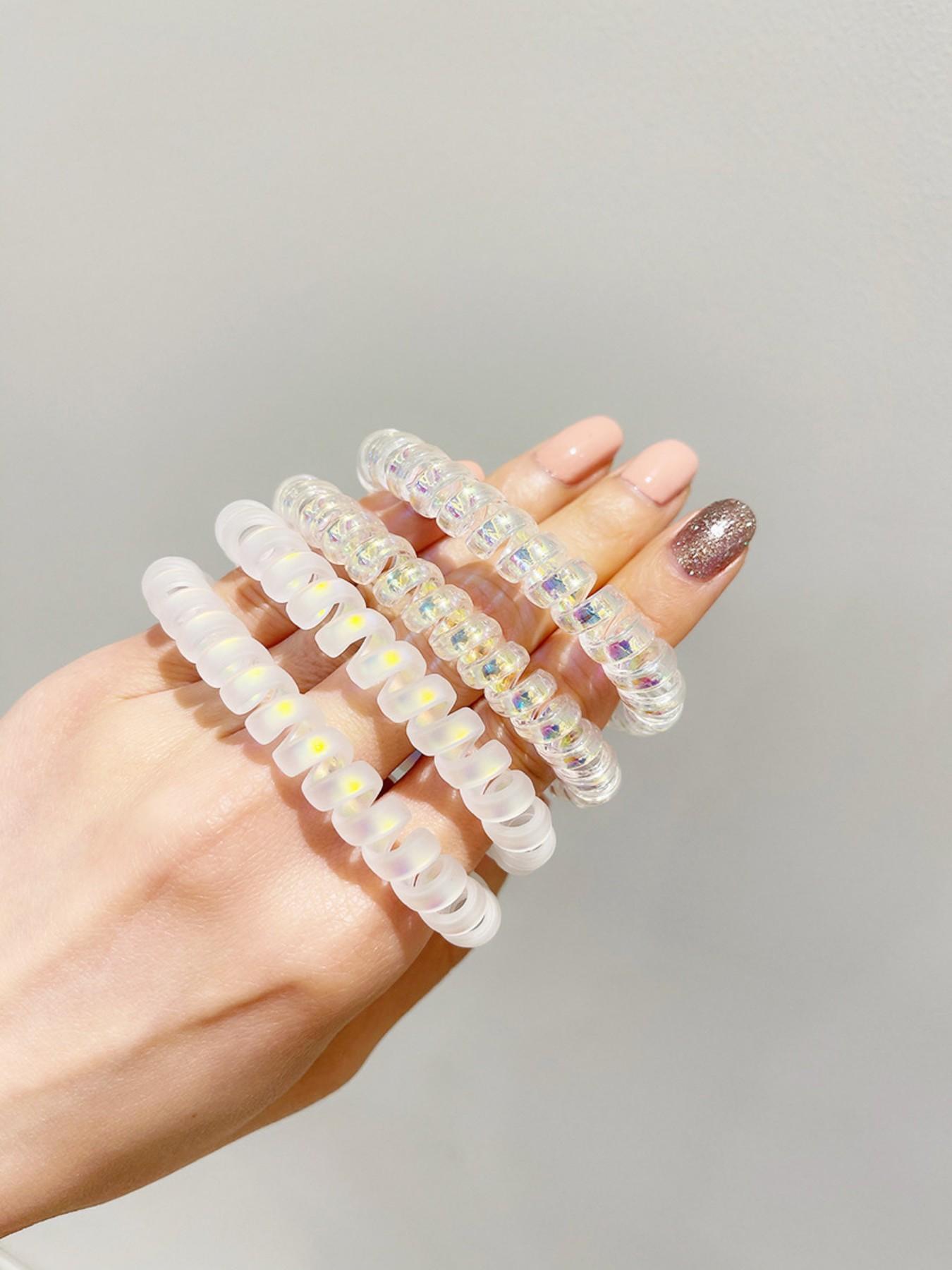 10-Pack Elastic Hair Ties for Women, High Stretch Durable Rubber Bands, Simple New Design, Versatile Headwear Accessories