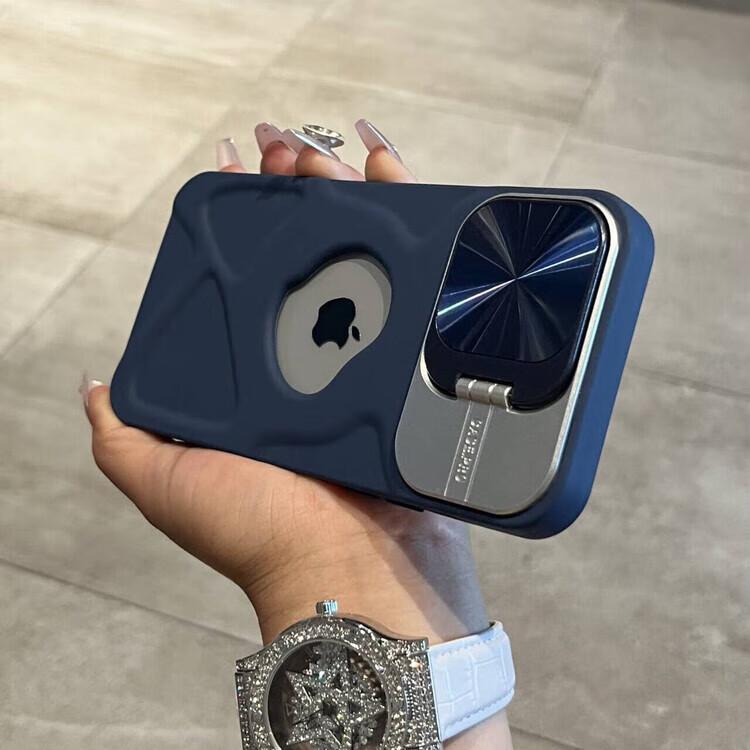 New Magnetic iPhone 17/16/15/14/13/12/11 Pro Max Compatible Case with Lens Holder 17 Pro Stylish and Minimalist Design 16 Plus Shockproof Protective Case