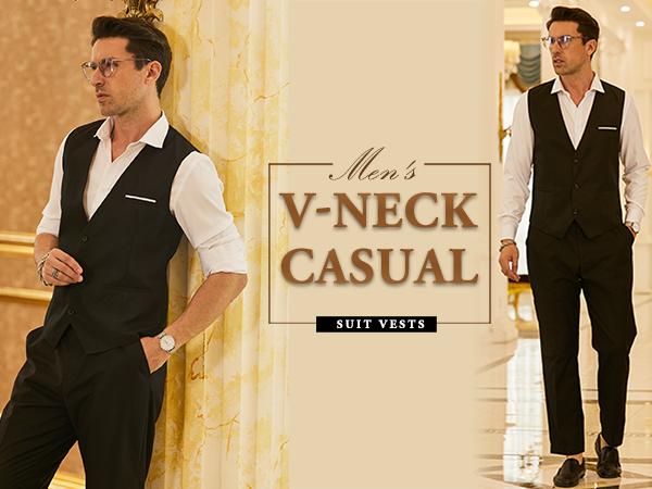 COOFANDY Men's Suit Vest Slim Fit Formal Dress Waistcoat Casual Business Vests for Suit or Tuxedo Beige Elegant COOFANDY Men's Suit Vest Slim Fit Formal Dress Waistcoat Casual Business Vests for Suit or Tuxedo Beige Elegant