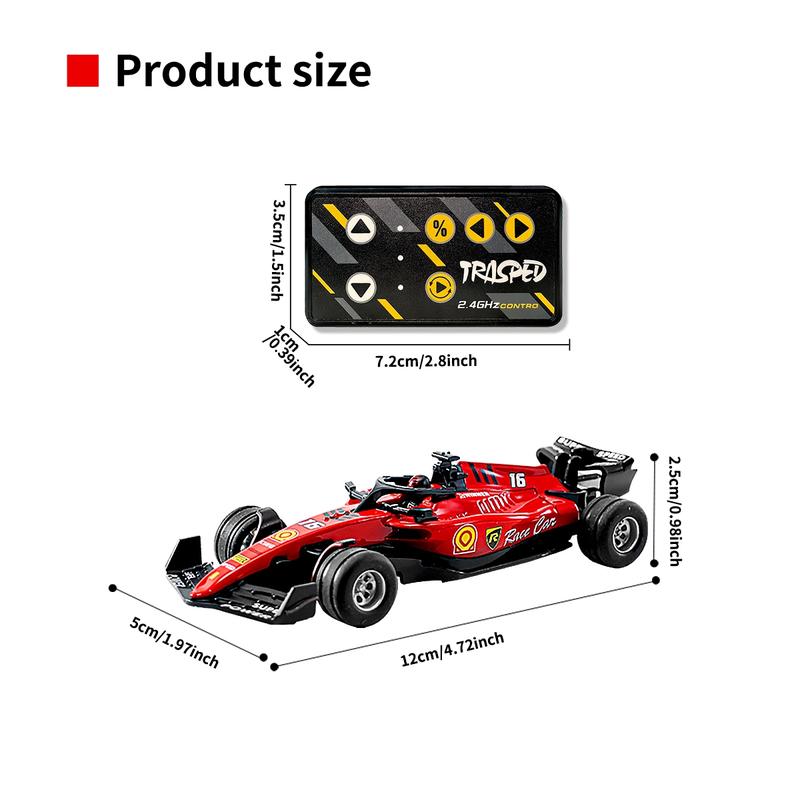 Minigear 1:64 RC Drift Car - 2.4G Type-C charging,RC Remote Control Car Multi-Speed Set,1:64 DIE-CAST Collectible Desktop Ornament,Great Christmas Birthday Gift for Boy & Man,Pocket Remote Control Car