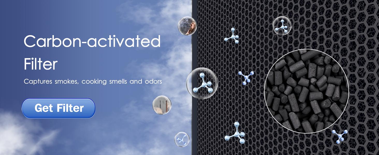 MOOKA 2-Pack Air Purifiers H13 HEPA Filter for Home Bedroom Up to 300Ft² with USB Cable, Night Light, 3-Stage High-Performance, 15dB Sleep Mode, 4 Fan Speeds, Pet & Smoke Removal, Travel-Friendly, M01