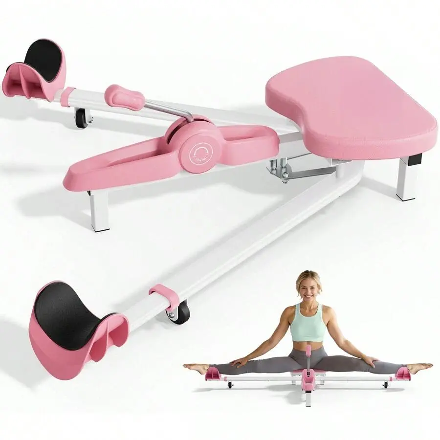 Adjustable Unisex Leg Stretch Machine - Compact Steel Frame, Multiple Levels, Home Gym Strength Training Equipment for Flexibility, Full Splits, Yoga/Dance Workouts