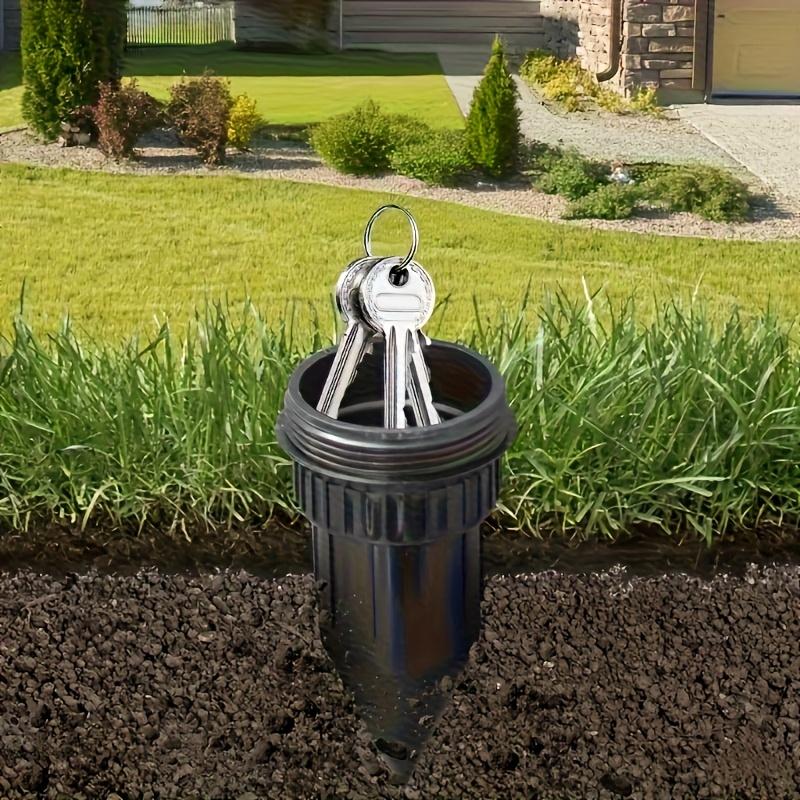Realistic-looking gardening key hider, waterproof key safe, suitable for outdoor gardens, courtyards, and lawns, can be easily inserted into the garden or lawn, waterproof and corrosion-resistant gardening tool. Key hider