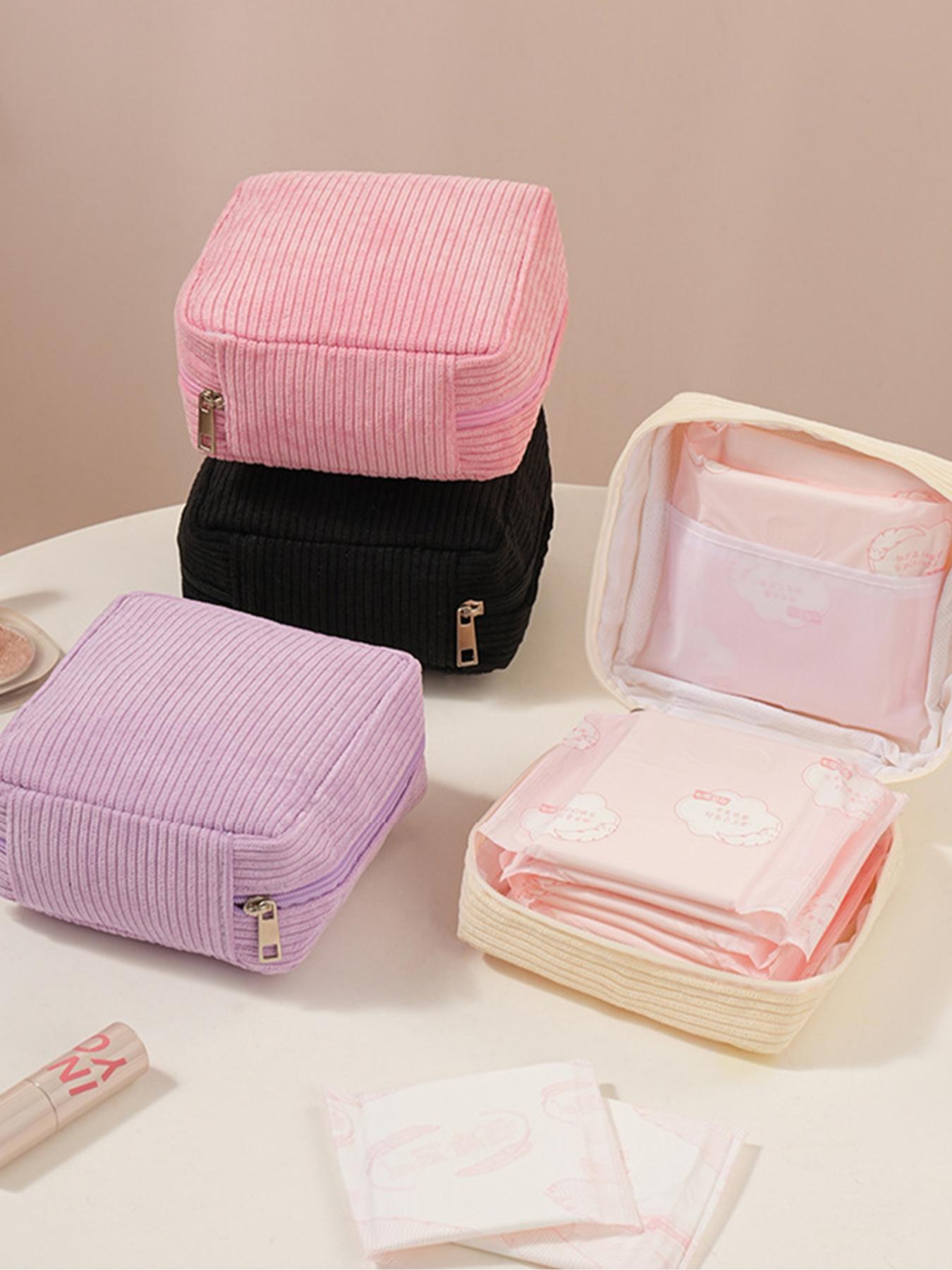 Mini Makeup Bag, Small Travel Organizer, Zippered Portable Case, Durable and Lightweight, Ideal for Women, School, Work, Travel