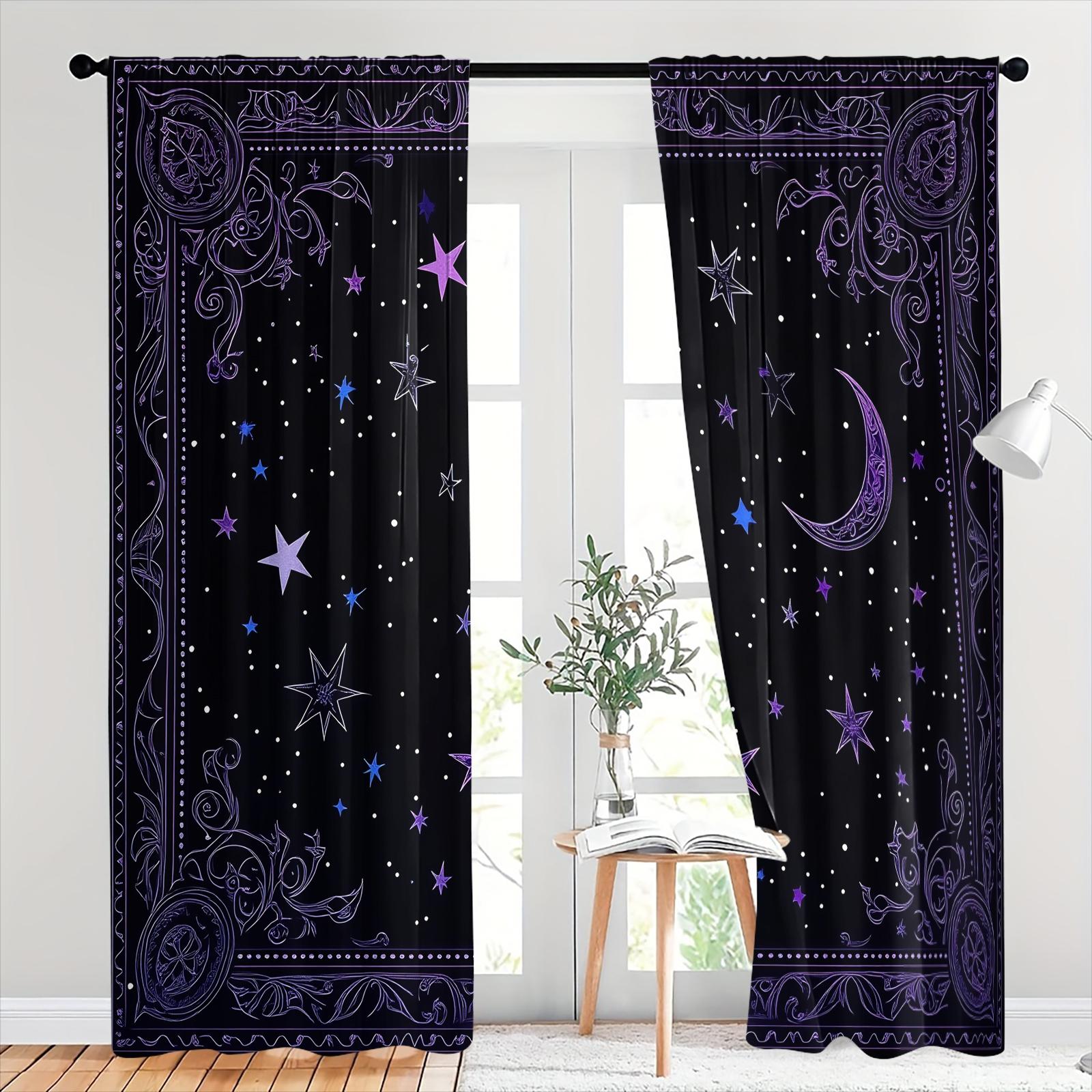 Trendy Black White Camouflage and Animal Silhouettes Curtains Home Decoration Curtain-Two-Piece Rod Pocket Design No Drilling Installation-Privacy Blocking Decorative Drape-Boys Bedroom/Designer Toy Display Room/Gaming Room Decor Window Drapes