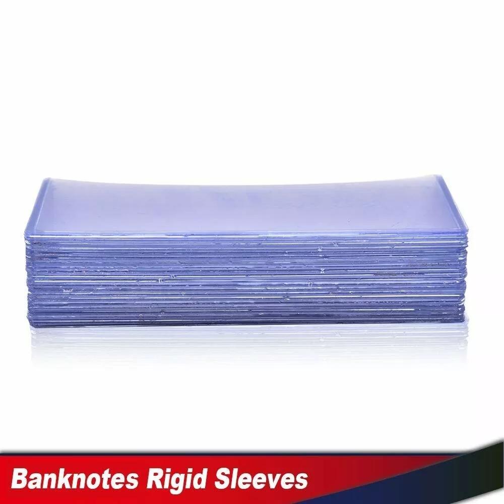 25pcs Banknotes Rigid Sleeves For Modern Size US Currency Notes Topload Holders H/P,Fit For Modern Currency Notes Topload Holders 25 Banknote Rigid Sleeves Protecto Upgraded Version